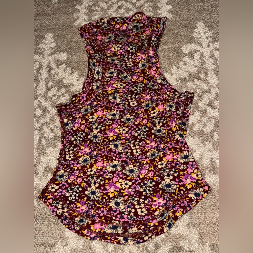 Free People Floral Sleeveless Top - Multicolor🌼 - Picture 9 of 12